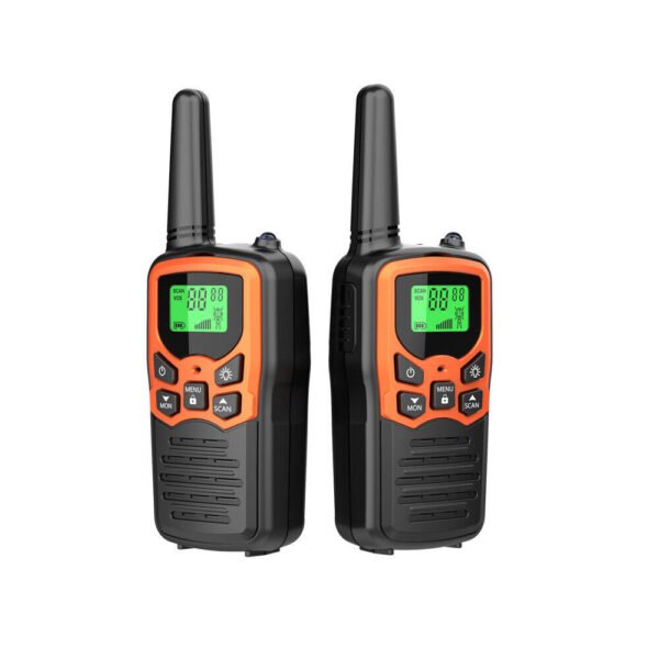 2Pcs Walkie Talkies Electronic Long Range Walky Talky 8km UHF Backlit LCD NEW - Image 5