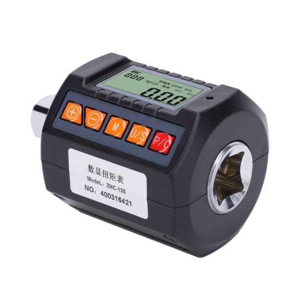 Digital Display Torsion Wrench Adapter 13.5-135Nm Gauge Meter 1/2in 3/8in 1/4in Drive - Image 8