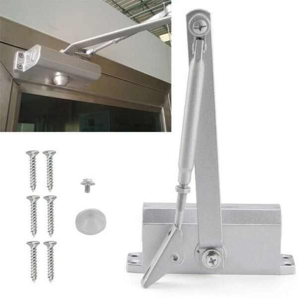 25-45KG Heavy Duty FIRE RATED Overhead Door Closer Opener Softs Close Adjustable - Image 4