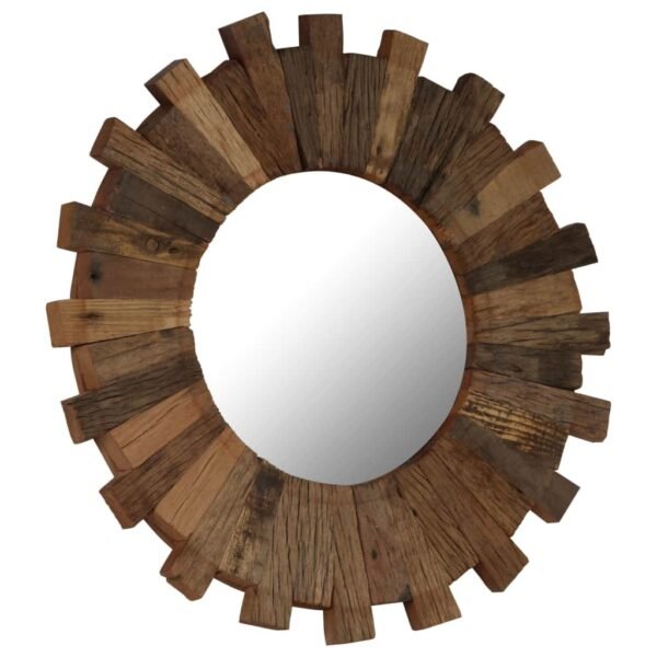 vidaXL Wall Mirror Solid Reclaimed Wood 70 cm