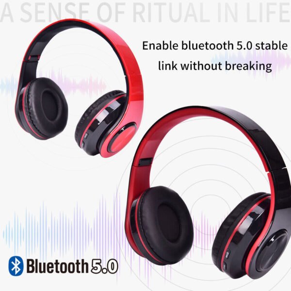 Wireless Bluetooth Headphones Over-Ear Noise Canceling All Devices - Image 7