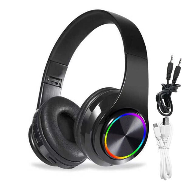 Wireless Bluetooth Headphones Over-Ear Noise Canceling All Devices - Image 3