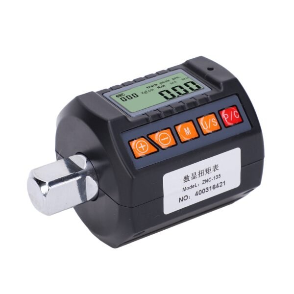 Digital Display Torsion Wrench Adapter 13.5-135Nm Gauge Meter 1/2in 3/8in 1/4in Drive - Image 3